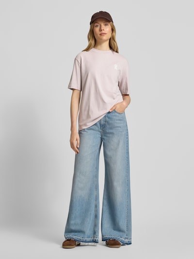 Armedangels Loose fit T-shirt van puur katoen, model 'TARJAA' Rosé - 1