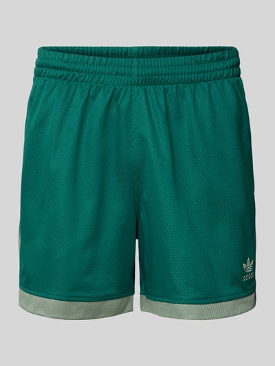 adidas Originals Relaxed Fit Shorts mit Label-Stitching Modell 'Mockeylet' Dunkelgruen 2