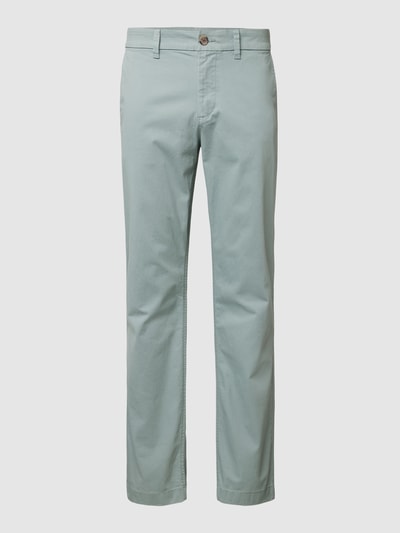 Tom Tailor Regular fit chino met paspelzakken Lichtgroen - 2