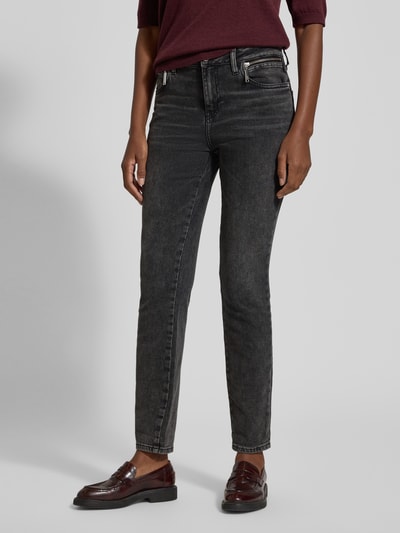 MOS MOSH Skinny fit jeans met ritszakken, model 'Bradford' Donkergrijs - 4