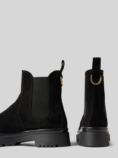 Gant Chelsea boots van leer met applicatie, model 'Aligrey' Zwart - 2