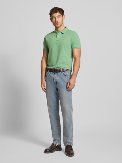 Polo Ralph Lauren Poloshirt met labelstitching Groen - 1