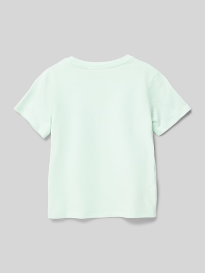 Mango T-Shirt mit Brusttasche Mint 3