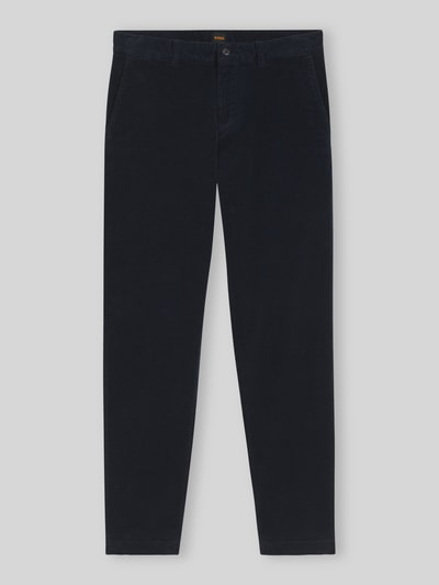BOSS Orange Tapered Fit Chino aus Baumwoll-Mix Marine 2