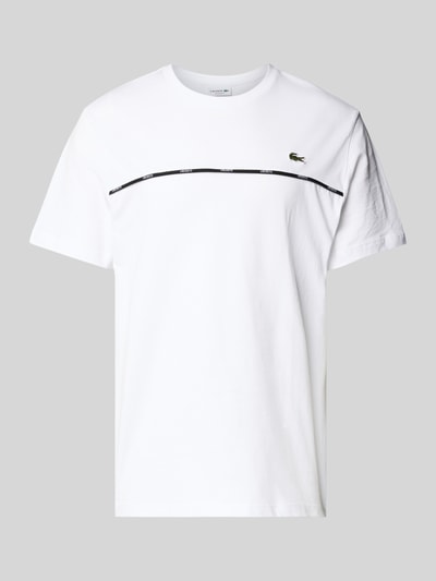 Lacoste T-Shirt mit Logo-Badge Weiss 2