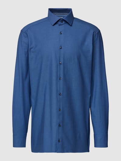 OLYMP Modern Fit Business-Hemd mit Kentkragen Blau 2