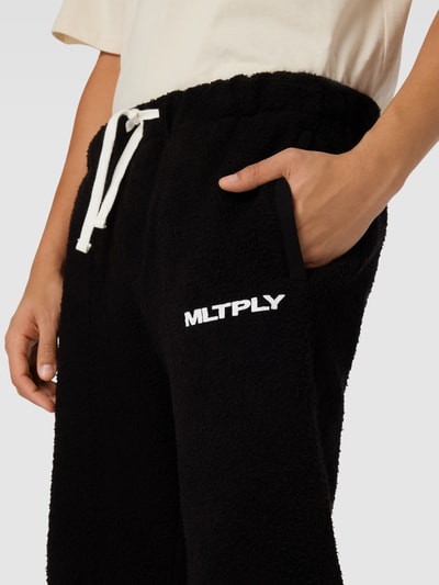 Multiply Apparel Jogpants mit Label-Print Black 3
