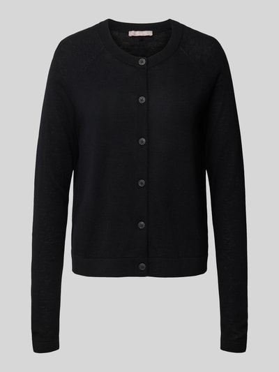 Christian Berg Woman Selection Kurtka z dzianiny z wełny z okrągłym dekoltem Czarny 2