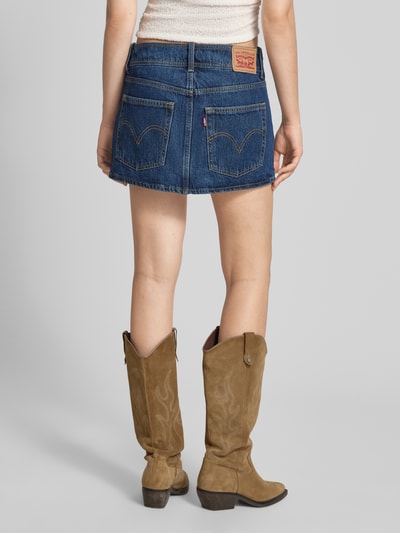 Levi's® Dopasowana spódnica jeansowa z czystej bawełny Ciemnoniebieski 5