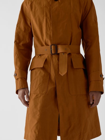 Lardini Trenchcoat mit Pattentaschen Hellbraun 6