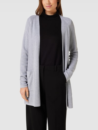 Christian Berg Woman Strickjacke mit Eingrifftaschen Hellgrau Melange 4