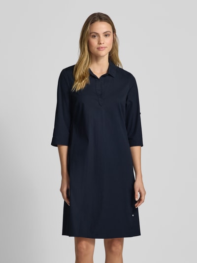 ROBE LÉGÈRE Knielanges Kleid mit 1/2-Arm Marine 4
