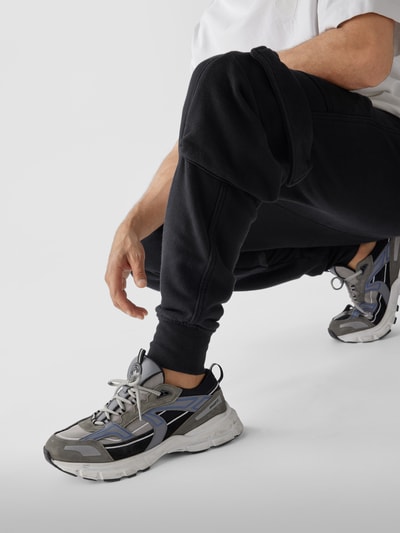 Greg Lauren Sweathose mit Cargotaschen Schwarz 3