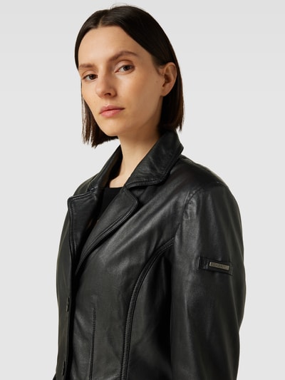 Cabrini Jacke in Leder-Optik Black 3