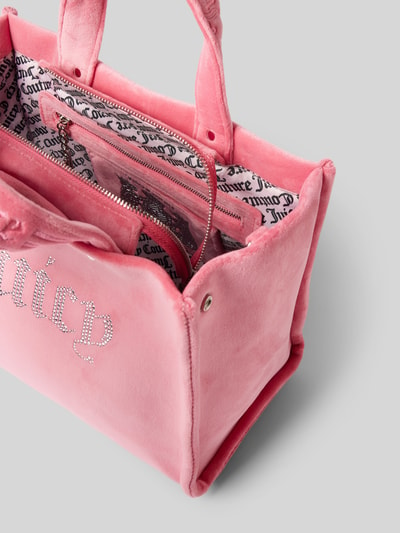 Juicy Couture Handtas met strass-steentjes, model 'KIMBERLY' Felroze - 5