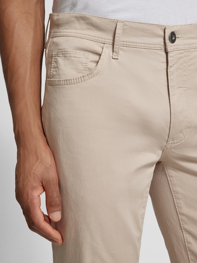 Brax 5-pocketbroek met Franse steekzakken, model 'CADIZ' Zand - 3