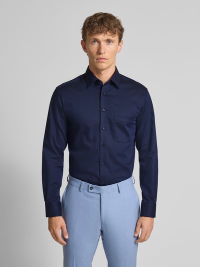 ETERNA Modern Fit Business-Hemd mit Kentkragen Marine 4