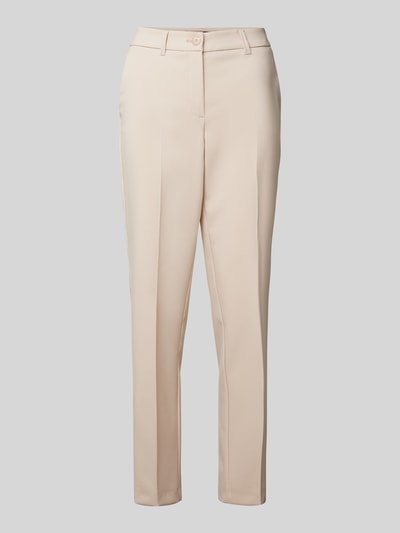 Betty Barclay Regular Fit Stoffhose mit Bügelfalten Beige 1