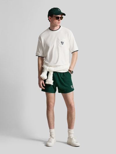 Polo Ralph Lauren T-shirt o kroju comfort fit z mieszanki bawełny Biały 1