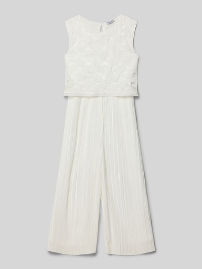 Happy Girls Jumpsuit mit Rundhalsausschnitt Ecru 1