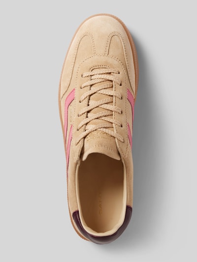 Gant Sneakers met labeldetail, model 'Cuzima' Beige - 3