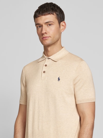 Polo Ralph Lauren Poloshirt met logostitching Beige - 3