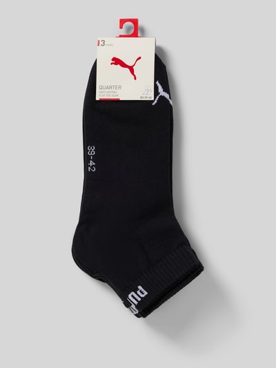 PUMA Damen Sneakersocken im 3er-Pack Black 3