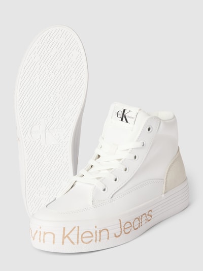 Calvin Klein Jeans High-Top-Sneaker mit Plateau-Sohle Modell 'VULC' Weiß 5
