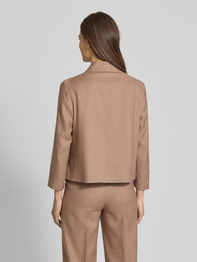 Windsor Blazer met opgestikte klepzakken Hazelnoot - 5