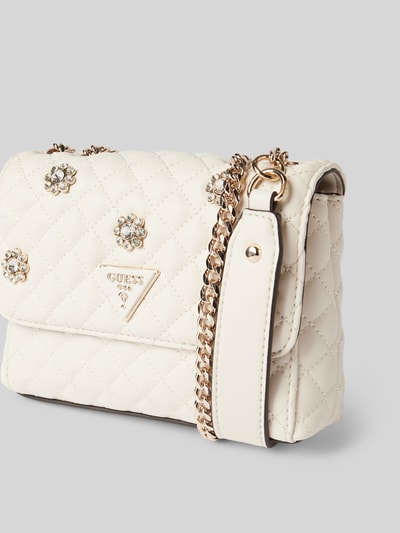 Guess Handtasche mit Steppnähten Modell 'EVERLEE' Ecru 3