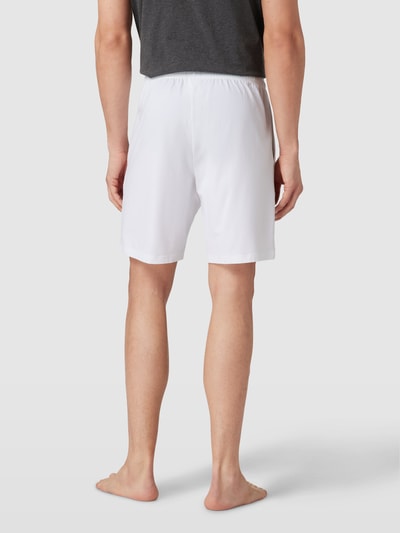 BOSS Sweatshorts mit elastischem Bund Weiss 5