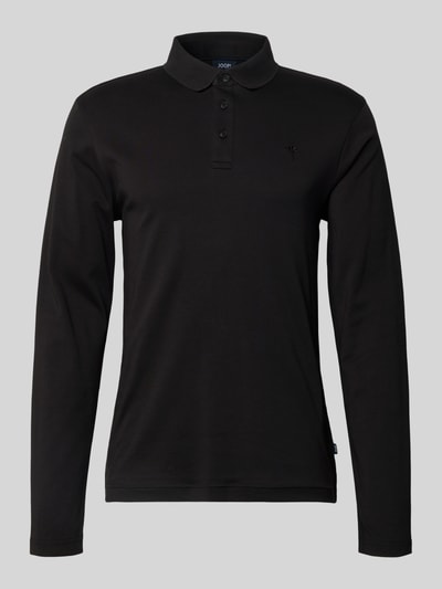 JOOP! Collection Regular Fit Poloshirt im langärmeligen Design Modell 'Pero' Black 2