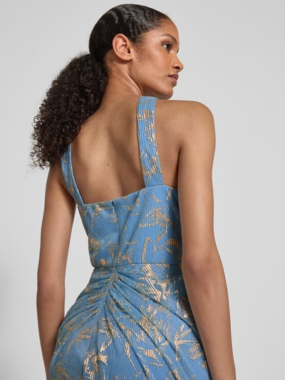 Adrianna Papell Maxi-jurk met volants en knoopdetail Lichtblauw - 3