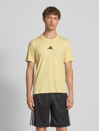 adidas Training T-shirt met ronde hals Lichtgeel - 4