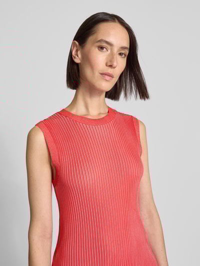 Ted Baker Knielanges Kleid mit Rundhalsausschnitt Hellrot 3