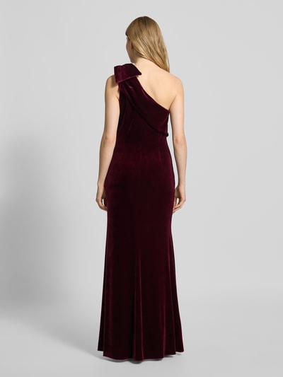 Adrianna Papell One-Shoulder-Abendkleid mit Schleifen-Applikation Bordeaux 5