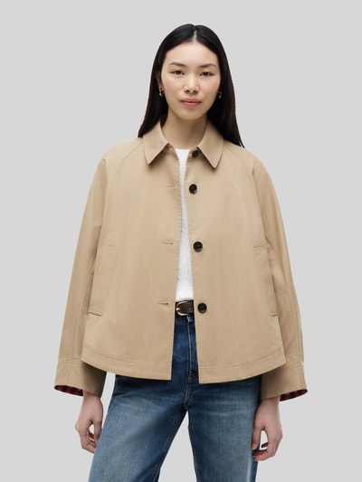 Tommy Hilfiger Oversized Hemdjacke aus Baumwoll-Mix Camel 4