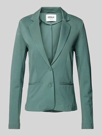 Only Regular Fit Blazer mit Reverskragen Modell 'POPTRASH LIFE' Dunkelgruen 2
