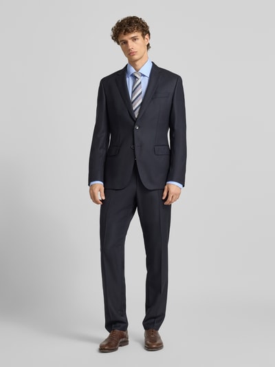 ETERNA Comfort fit zakelijk overhemd van katoen met kentkraag Bleu - 1