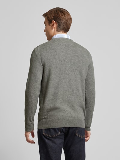 Polo Ralph Lauren Gebreide pullover van lanawol met ronde hals Middengrijs gemêleerd - 5