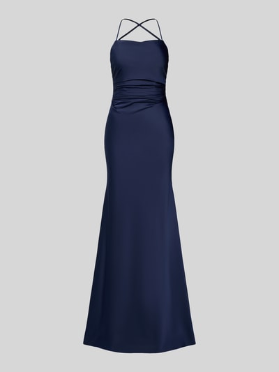 LUXUAR FASHION Abendkleid mit Raffungen Marine 2
