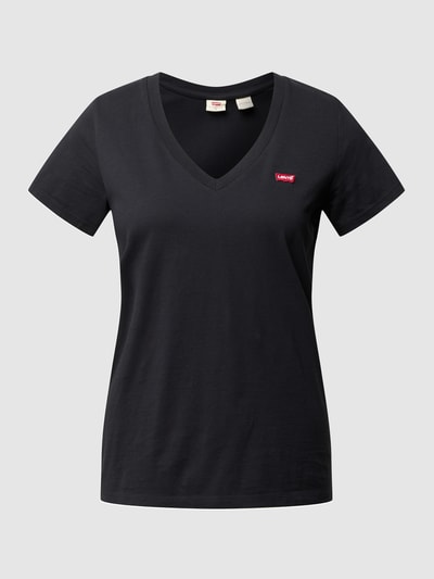 Levi's® T-shirt z naszywką z logo Czarny 2