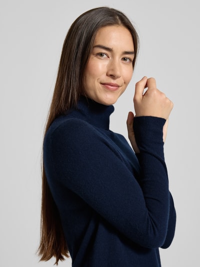 Christian Berg Woman Strickpullover aus reinem Kaschmir Dunkelblau 3