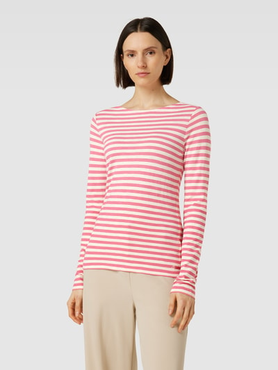 Marc O'Polo Longsleeve mit Streifenmuster Pink 4
