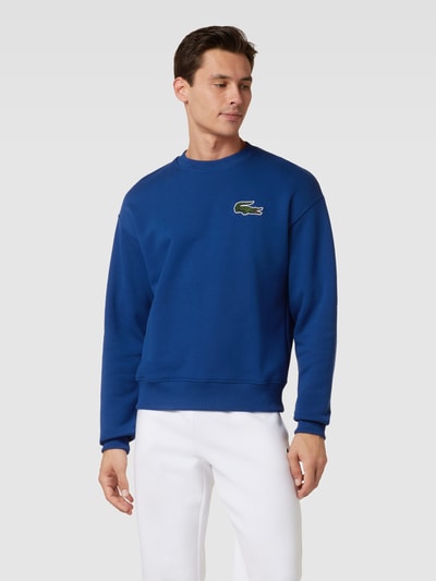 Lacoste Sweatshirt mit Logo-Stitching Blau 4