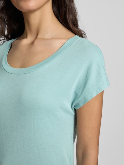 Marc O'Polo Regular Fit T-Shirt aus reiner Baumwolle Petrol 3