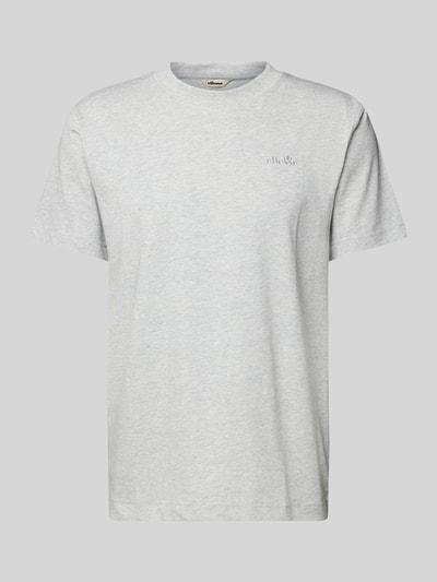 Ellesse T-shirt met labelstitching en ronde hals Lichtgrijs - 2