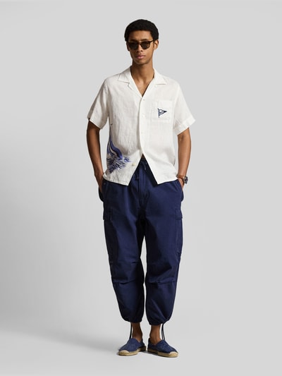 Polo Ralph Lauren Loose Fit Freizeithemd aus reinem Leinen Offwhite 1