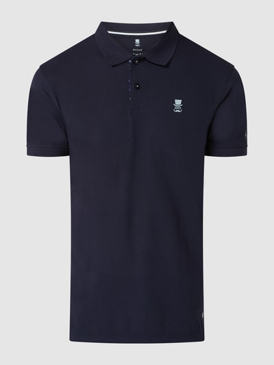 Prince Bowtie Poloshirt aus Piqué Marine 2