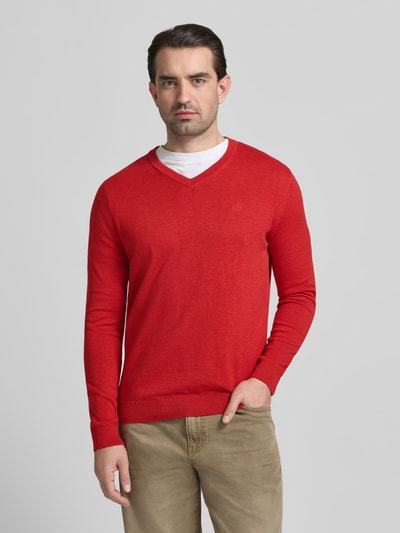 Tom Tailor Regular Fit trui van puur katoen Rood - 4